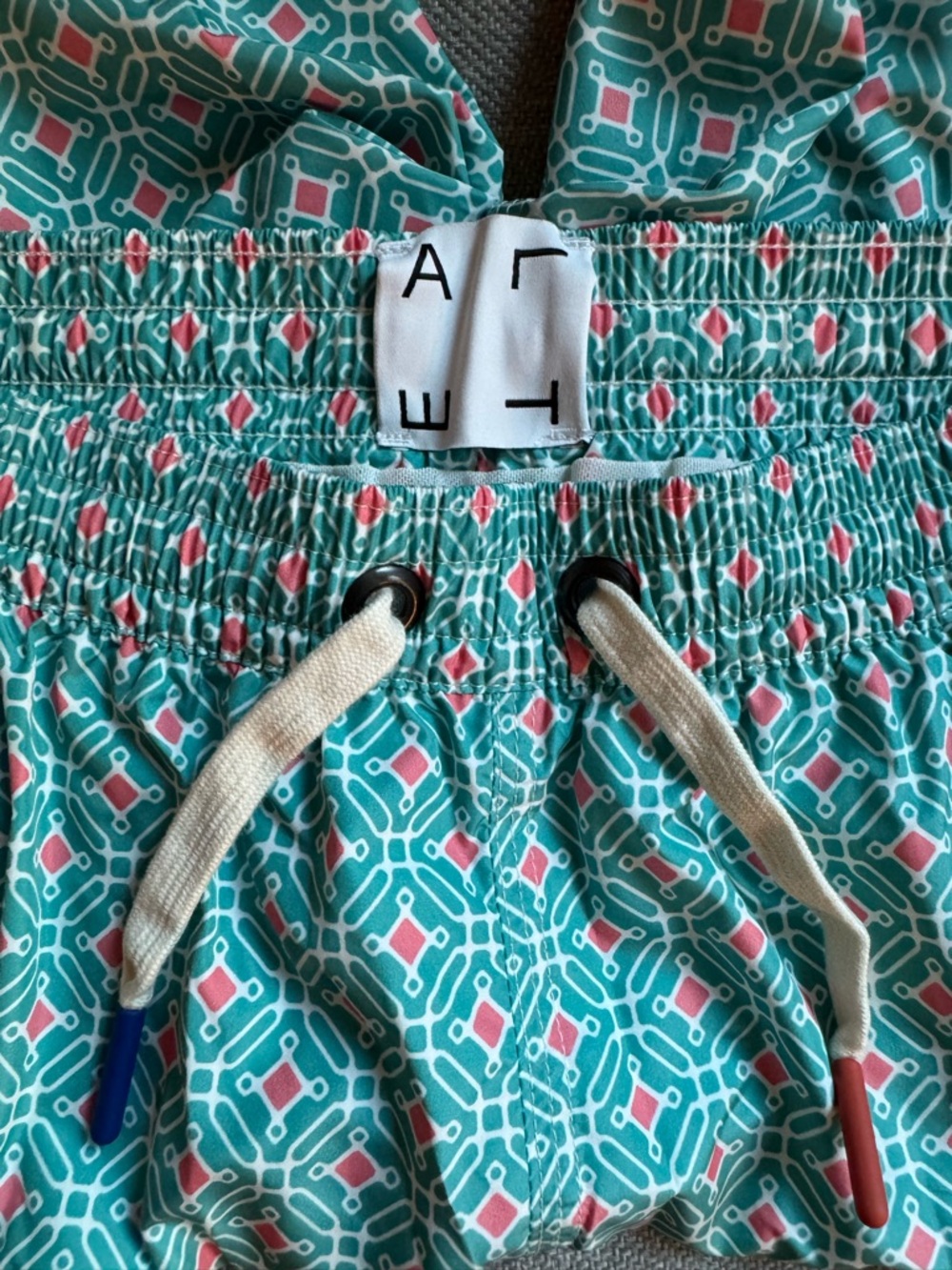 Altea (Milano) Patterned Swim Shorts, Size XL (US) XXL (EU)